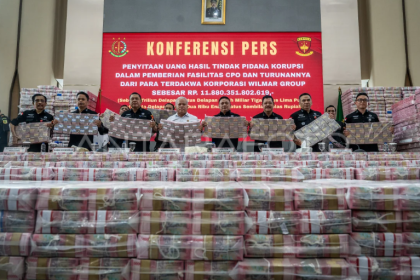 Kejagung sita Rp118 triliun dari Wilmar Group