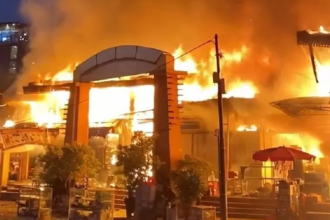 kebakaran pasar taman puring
