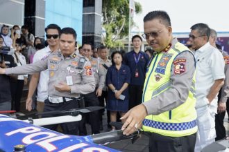 Kakorlantas di Command Center KM 29 pada Jumat (28/11/2025).