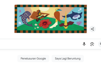 Google rayakan hari cinta puspa dan satwa nasional hari ini