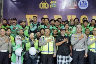 Kakorlantas Polri Ajak Ojol dan Pecalang Jadi Pelopor Keselamatan Lalu Lintas di Bali