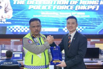 Polisi Hong Kong Kunjungi Korlantas Polri