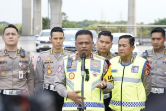 pengawasan ETLE Drone Patrol Presisi pada masa KRYD di Tol Jakarta-Cikampek
