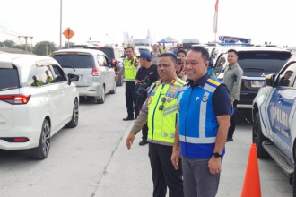 arus balik tol fungsional Jakarta-Cikampek II Selatan Lebaran 2026