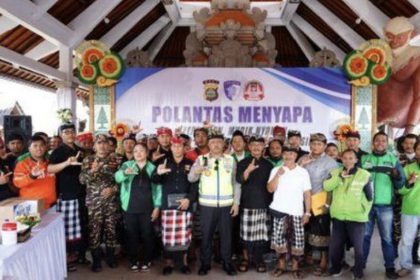Kakorlantas Gelar 'Polantas Menyapa' di Bali, Pastikan Lebaran dan Nyepi Aman