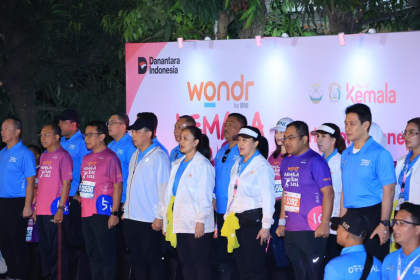 Pelaksanaan Wondr Kemala Run 2026 di Kabupaten Gianyar Bali
