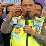 kolaborasi polantas dengan komunitas ojek online di Banjarmasin